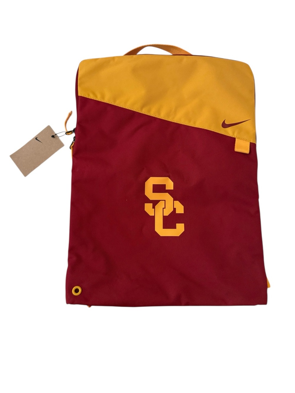 USC Trojas Cardinal and Gold SC Interlock Utility Gymsack